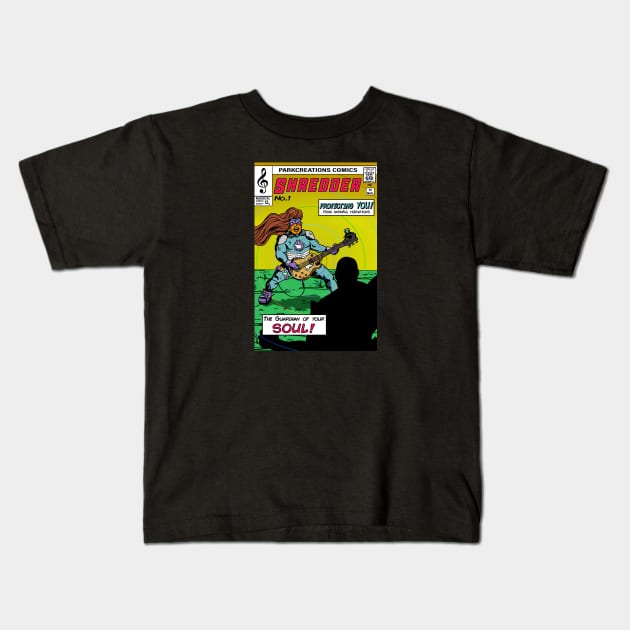 Shredder Kids T-Shirt by Parkcreations